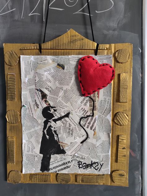 Banksy Mural, October Art, Middle School Art Projects, Art Beat, Jr Art, Banksy Art, Art Lessons For Kids, Ecole Art, Homeschool Art