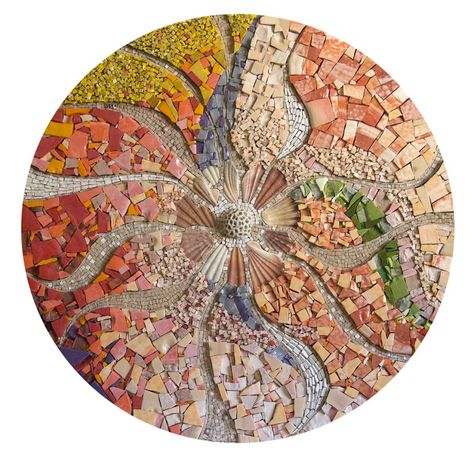 antonella zorzi mosaics Mosaic Circles, Art On Stone, L'art Du Vitrail, Art Pierre, Mosaic Tile Art, Mosaic Art Projects, Mosaic Stained, Mosaic Madness, Modern Mosaics