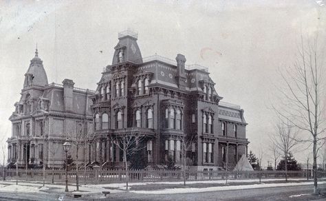 Christopher Mabley home, Woodward Ave, Detroit American Mansions, Detroit History, Steampunk Tendencies, Detroit City, Old Mansions, Vintage Architecture, Historic Mansion, Abandoned Mansions, Victorian Architecture