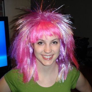 How to Make a 'Jem' Costume Jem Costume, Cinderella Wig, Hot Pink Wrap Dress, Make Your Own Costume, Cartoons Band, Pink Wrap Dress, Halloween Supplies, Jem And The Holograms, Pink Wrap