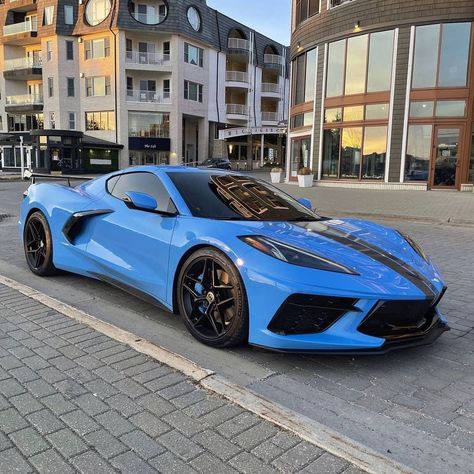 Corvette 2020, Modded Cars, Corvette America, Ford Super Duty Trucks, Blue Cars, Transformers Cars, C8 Corvette, Luxury Cars Audi, Police Truck