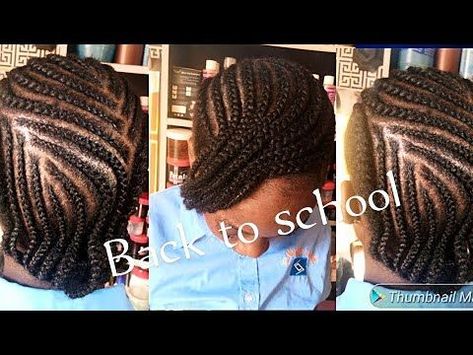 Pin on Quick Saves Concord Hairstyle, Nigerian Hairstyles Natural, Athletic Hairstyles, Protective Hairstyle, Normal Hair, Girls Braids, Hair Pictures, Hairstyles For School, African Hairstyles