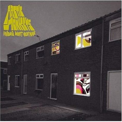 (01) Teddy Picker, (02) D Is For Dangerous, (03) Balaclava, (04) Fluorescent Adolescent, (05) Only Ones Who Know, (06) Do Me A Favour, (07) This House Is A Circus, (08) If You Were There, Beware, (09) The Bad Thing, (10) Old Yellow Bus, (11) 505, (12) Brainstorm [Arctic Monkeys] Favourite Worst Nightmare [Rock] Arctic Monkeys Album Cover, Cover Ups Tattoo, Favourite Worst Nightmare, Photowall Ideas, 505 Arctic Monkeys, Cool Album Covers, Artic Monkeys, Iconic Album Covers, The Smiths
