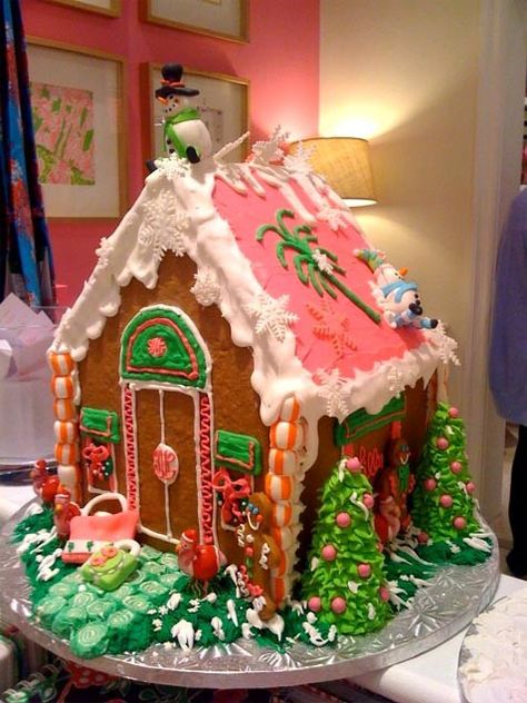 gingerbread house Gingerbread Ideas, Felt Gingerbread, All Things Gingerbread, Gingerbread Party, House Parties, Houses Ideas, Candy House, Preppy Christmas, Gateaux Cake