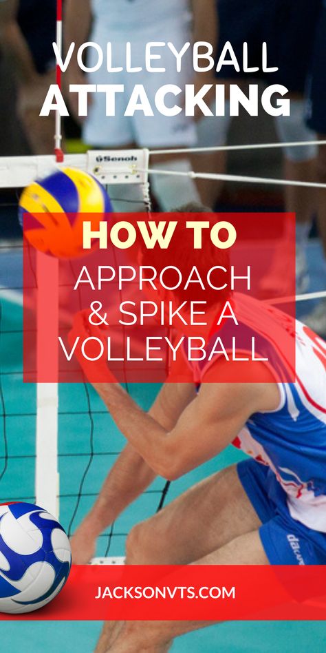 How to Approach and Spike Volleyball Approach Footwork, Volleyball Approach Drills, Volleyball Hitting Approach, How To Hit A Volleyball, Volleyball Approach, Volleyball Hitter, Volleyball Practice Plans, Volleyball Spike, Volly Ball