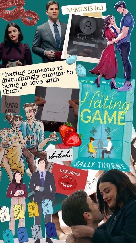 #thehatinggame #lucyscore #books #book #bookaesthetic The Hating Game Book Cover, Hating Game Book, The Hating Game Book, The Hating Game, Book Aesthetic, Book Cover, Books, Pins