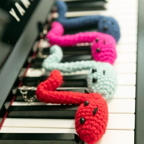 🎶🧶 Ever thought of carrying a tune in your pocket? Now you can with our Handmade Crochet Music Note Keychain! 🎵✨ Crafted with love and soft yarn, this quirky music note keychain is perfect for adding a harmonious touch to your keys or bag. Whether you’re a musician or just a fan of catchy melodies, this keychain hits all the right notes! 😉 Fun Fact: Did you know that the earliest form of music notation dates back to ancient Greece? Your new keychain is part of a long, melodious history! 🎼 ... Crochet Music Note, Crochet Music, Music Notation, Amigurumi Plush, Music Note, Ancient Greece, Soft Yarn, Fun Fact, Music Notes