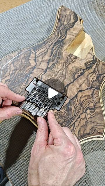 Barlow Guitars on Instagram: "Alignment for a Hantug Titanium Headless Tremolo

Also got a new keyless chuck for my drill press... Wow what a difference from the stock one.

#barlowguitars #guitar #guitars #electricguitar #electricguitars #guitarsofinstagram #guitarbuilder #guitarmaker #wood #woodworking #woodshop #luthier #luthiery #design #art #reveal #reel" Headless Guitar, Guitar Making, Drill Press, Wood Shop, Electric Guitar, Design Art, Woodworking, Guitar, Wood