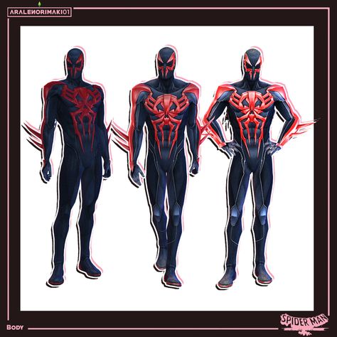 Spider-Man 2099 Spiderman Outfit, Spiderman 2099, Spider Man 2099, Sims 4 Clothing, Sims Mods, Sims 4 Cc, Spider Verse, Sims 4 Mods, Sims Cc