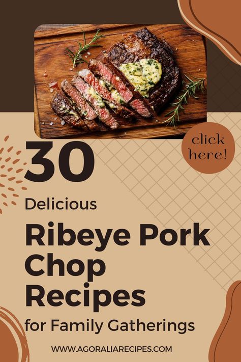 The ribeye pork chop steak can be roasted, baked, or grilled in our recipes here. Some also use a slow cooker or even an air fryer. This shows how easy and simple the ribeye pork chop recipes are made. Some say ribeye pork chops are expensive, but overall, you would want to experience this dish on every occasion at home. Discover the delicious Ribeye Pork Chop Recipes For Every Celebration. Pork Ribeye Chops Crockpot, Grilled Pork Ribeye Chops, Air Fryer Pork Ribeye Chops, Boneless Ribeye Chops Recipes, Rib Eye Pork Chops Recipes, Pork Rib Eye Steak Recipes, Pork Ribeye Steak Recipes, Boneless Rib Eye Pork Chops Recipes, Pork Loin Ribeye Chops