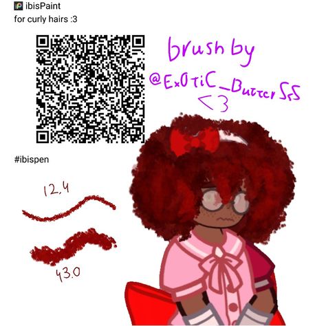 you are allowed to credit and i would appreciate it but you dont have to 4c Hair Brush Ibis Paint, Poc Hair Brush Ibis Paint, Curly Hair Brush Ibispaint Code, Afro Hair Brush Ibis Paint, Curly Hair Ibis Paint Code, Curly Hair Brush Ibis Paint, Ibis Brush, Ibispaint Brush, Curly Hair Brush