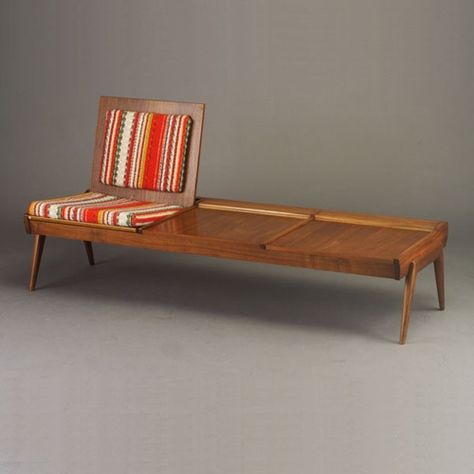 Cool// Walnut Bench, Bench Sofa, Mcm Furniture, Retro Mid Century, Century Furniture, Take A Seat, Mid Century Modern Furniture, Mid Century House, Mid Century Modern Style