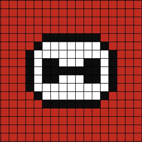 A small pixel art template of Bay-max's face from Disney's Big Hero 6 film. Face Pixel Art, Square Drawing, Graph Paper Drawings, Easy Pixel Art, Pixel Drawing, Pixel Art Grid, Pix Art, Art And Craft Videos, Pola Kristik