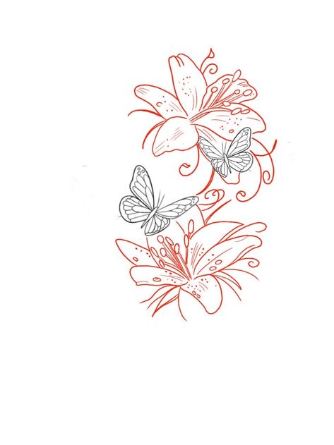 Flower Forearm Tattoo Stencil, Red Tattoo Black Outline, Tattoo Ideas Female Arm Sleeve, Feminine Tattoo Designs Drawings, Shoulder Tattoos For Women Stencil, Stencil Tattoo Ideas For Women, Girly Sleeve Tattoo, Tattoo Areas, Female Arms