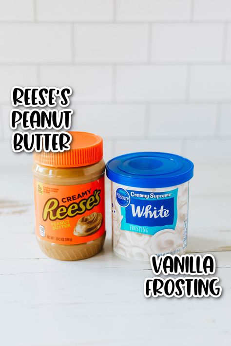 2 Ingredient Peanut Butter Fudge Peanut Butter Vanilla Frosting Fudge, Peanut Butter And Icing Fudge, Frosting And Peanut Butter Fudge, Frosting Fudge, No Bake Fudge, Peanut Butter Fudge Recipe, Peanut Butter Fudge Easy, Fudge Recipes Easy, Butter Fudge