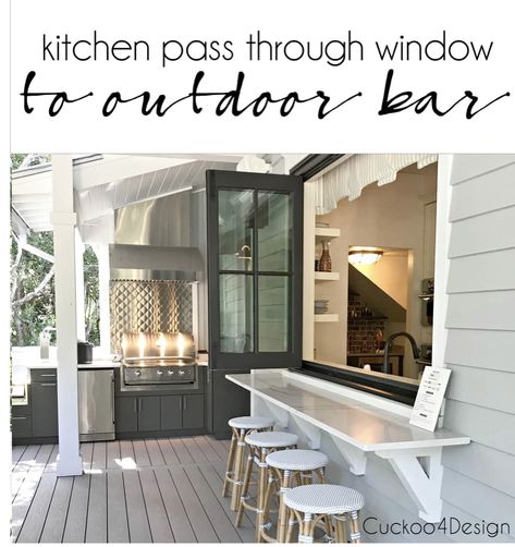 Basement Bar Pass Through Window, Outdoor Bar Window, Outdoor Kitchen Pass Through Window, Pass Through Window Bar, Pass Through Window Kitchen To Outside Bar, Kitchen Pass Through Window, Pass Through Kitchen, Kitchen Pass Through, Dry Kitchen