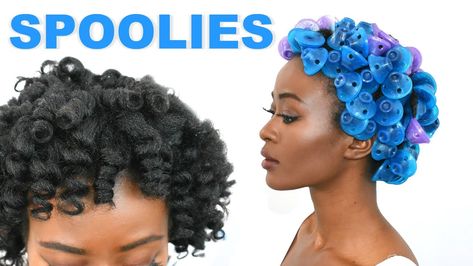 Spoolies Hair Curlers - Best Tips For Perfect Heatless Curls [Video] - https://blackhairinformation.com/video-gallery/spoolies-hair-curlers-best-tips-for-perfect-heatless-curls-video/ Spoolies Hair Curlers, Curls Video, Hair Curlers Overnight, Curlers For Short Hair, Best Hair Curler, Tin Foil Curls, Overnight Braids, Everyday Curls, Wavy Hair Overnight