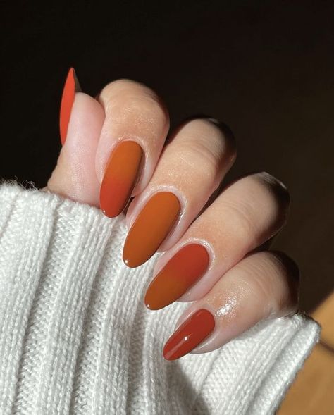 Autumn Manicure, Orange Nail Designs, Fall Nail Trends, Abstract Nail Art, Pumpkin Nails, Cute Nails For Fall, Matte Nails Design, Simple Gel Nails, Wedding Nails For Bride