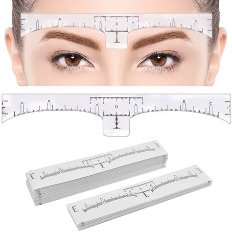 100% brand new and high quality Material: Plastic Color: Clear Size: 18x2.2cm Perfect for ensuring even length shape and placement of brows. It can be more accurate for those who are in the beginning stages of the permanent makeup Convenient to measure and locate eyebrows. Easily detect the eyebrows up and down position,length,,size, convenient and practical. After cleansing forehead, then stick it on forehead to assist drawing balance and, When finish drawing, it can be simply peel off. The mea Golden Mean, Brow Stencils, Eyebrow Stamp, Eyebrow Shaper, Thick Brows, Eyebrow Liner, Permanent Makeup Eyebrows, Waxed Eyebrows, Eyebrow Stencil