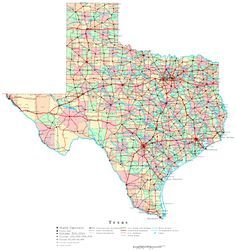 Printable map of Texas Map Of Texas, Quiz Template, Nature Journaling, Texas Map, County Map, Texas City, Free Maps, State Of Texas, Printable Maps