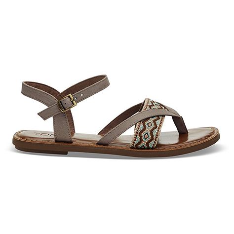 Amazon.com | Toms Women's Lexie Sandal | Sandals Metallic Shoes Outfit, Burgundy Shoes Outfit, Embroidery Sandals, Taupe Sandals, Canvas Embroidery, Homecoming Shoes, Nike Sneakers Outfit, Tennis Shoes Outfit, Chic Sneakers