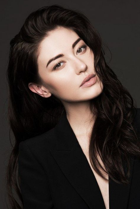 Geri Steenkamp, Estee Lauder, Dark Hair, Singapore, A Woman, Models, Blazer, Hair, Black