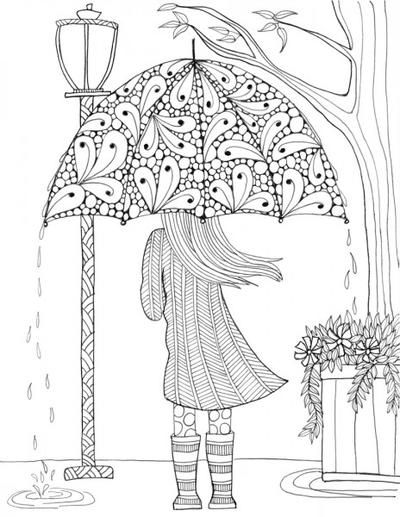 Prettiest Umbrella Girl Coloring Page Spring Coloring Pages, صفحات التلوين, Adult Colouring Pages, Free Adult Coloring Pages, Printable Adult Coloring Pages, Adult Coloring Book Pages, Coloring Pages For Girls, Coloring Pages To Print, Mandala Drawing