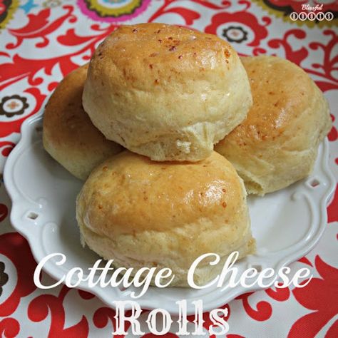 Gooseberry Patch Cottage Cheese Rolls from Blissful Roots Cottage Cheese Rolls, Cottage Cheese Dinner, Cheese Bread Rolls, Gooseberry Patch Cookbooks, Cheese Roll Recipe, Cheese Rolls, Cheese Buns, Homemade Sugar Cookies, Gooseberry Patch