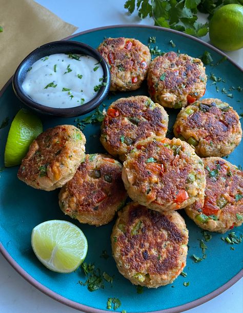 Danos Seasoning Recipe, Salmon Croquettes Recipe, Mango Flower, Hungry Happens, Croquettes Recipe, Salmon Croquettes, Spicy Salmon, Salmon Patties, Crab Cakes