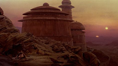 Matte Paintings, Jabba's Palace, Beautiful Cinematography, Star Wars Colors, Damien Chazelle, Classic Star Wars, Jabba The Hutt, Return Of The Jedi, Star Wars Trilogy