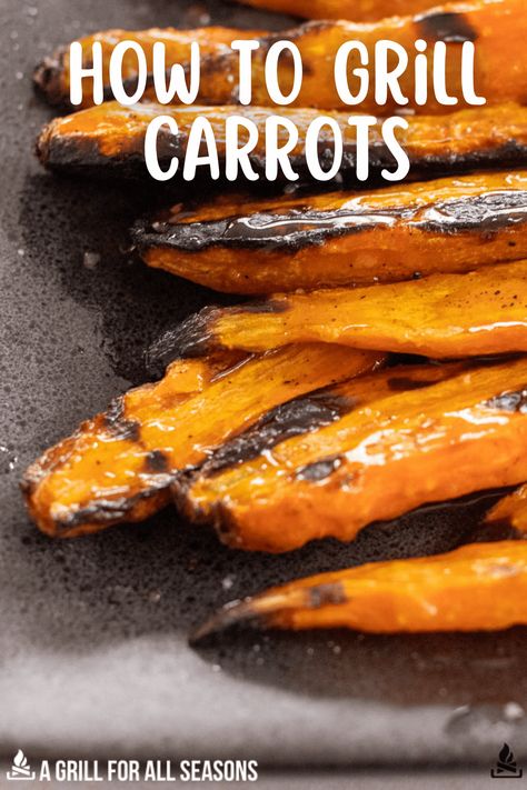 These Glazed Grilled Carrots are the perfect way to cook up tender and delicious vegetables. Minimal ingredients prove that you can still have huge flavor without a ton of effort. This is sure to be one of your favorite side dishes for summer. Side Dishes For Summer, Best Vegetable Recipes, Bbq Roast, Grilled Carrots, Raw Carrots, Roasted Vegetable Recipes, Cooked Carrots, Easy Side Dish, Glazed Carrots