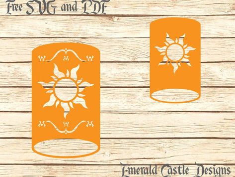 Rapunzel Lanterns, Rapunzel Svg, Rapunzel Lantern, Tangled Lanterns, Ideas Cuarto, Lantern Template, Lantern Svg, Cricut Projects Easy, Disney Fits