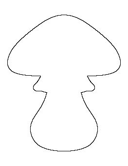 Toadstool Pattern    - #DRAW #ZENTANGLE #ZENDALA #TANGLE #DOODLE #TEMPLATE #VORLAGEN Printable Felt Patterns, Mushroom Templates Free Pattern, Mushroom Template Free Printable, Gnome Template Free Printable, Toadstool Drawing, Mushroom Template, Paper Mushrooms, Doodle Template, Draw Zentangle