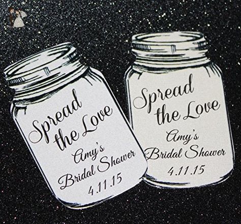 Set of 10 Mason Jar Favor Tags/Party Tags - on Linen Metallic Card Stock - Wedding party invitations (*Amazon Partner-Link) Mason Jar Favors, Wedding Party Invitations, Sweater Storage, Cvs Couponing, Discount Ideas, Wedding Party Invites, Discount Universe, Boyfriend Diy, T Shirt Diy