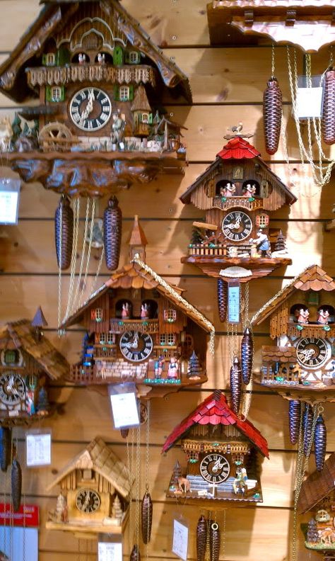 Cuckoo Clocks Coocoo Clock, Oberammergau Germany, German Clock, Regensburg Germany, Black Forest Germany, Cuckoo Clocks, The Black Forest, German Heritage, Bavaria Germany