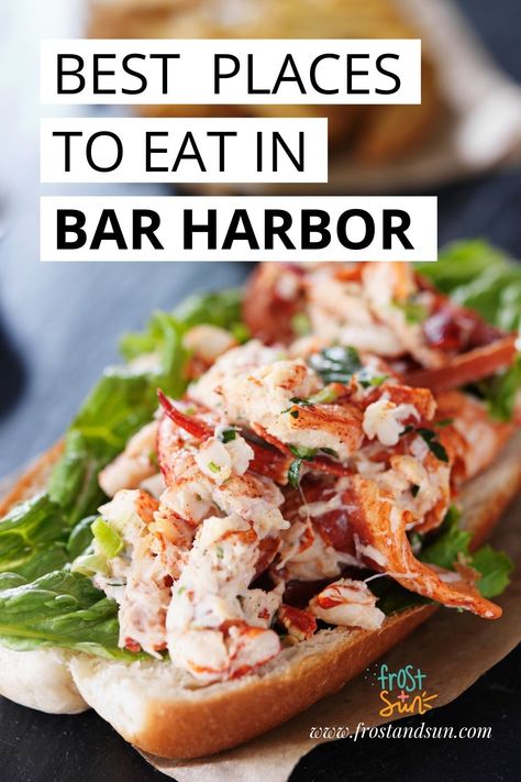 Bar Harbor Maine Restaurants, Bucket List Canada, Bar Harbor Restaurants, Maine Restaurants, Bar Harbour, Lobster Restaurant, Canadian Cuisine, Best Lobster Roll, Beaver Tails