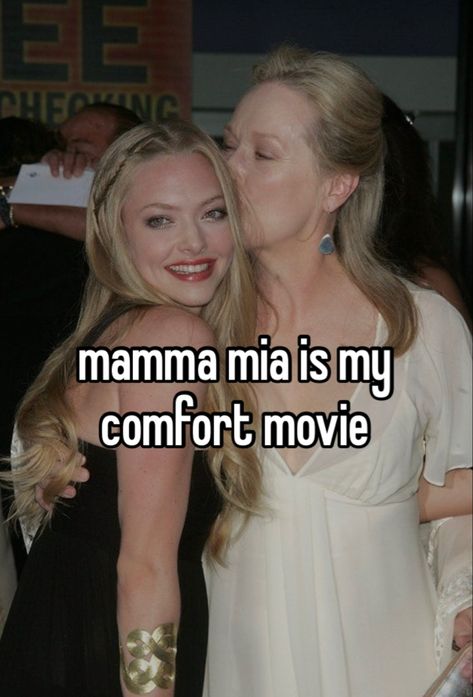 Mamma Mia Aesthetic Sophie, Mamma Mia Song Lyrics, Lay All Your Love On Me Mamma Mia, Mamma Mia Quotes, Abba Concert, Does Your Mother Know, Comfort Movie, Here I Go Again, Mama Mia