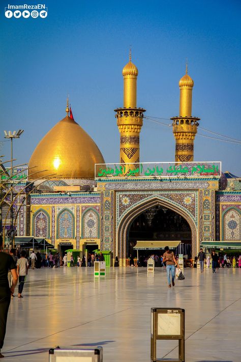 #karbala #hazratabbas #bainulharmain #imamhussain Hazrat Hussain Karbala, Roza Hussain, Roza Imam Hussain Wallpaper, Roza Imam Hussain Karbala, Karbala Dp, Karbala Aesthetic, Arbaeen Walk Photography, Moula Ali Wallpaper, Roza Imam Hussain