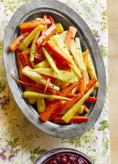 Honey-Glazed Carrots and Parsnips Are the Easiest Side Dishthepioneerwoman Glazed Carrots And Parsnips, Carrot And Parsnip Recipe, Carrots And Parsnips, Irish Recipes Traditional, Honey Glazed Carrots, Christmas Dinner Menu, Honey Glazed, Healthy Thanksgiving, Glazed Carrots