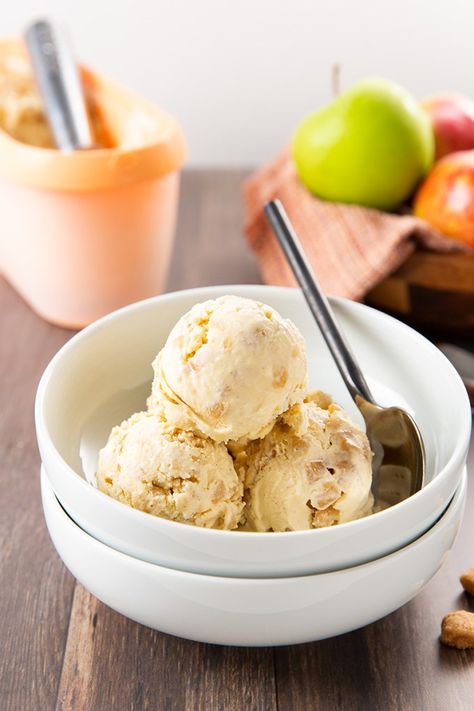 Eggnog Ice Cream, Apple Pie Ice Cream, White Chocolate Ice Cream, Ginger Ice Cream, Small Pleasures, Homemade Eggnog, Ice Cream Maker Recipes, Sweet Bites, Yummy Ice Cream