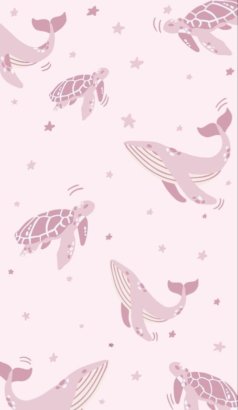 Beachy Wallpapers Pink, Pink Seashells Wallpaper, Pink Mermaid Wallpaper, Pink Shark Wallpaper, Pink Dolphin Wallpaper, Pink Summer Wallpaper Iphone, Summer Pink Wallpaper, Aesthetic Background Pastel, Summer Wallpaper Pink