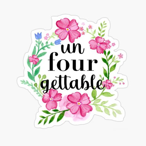 Get my art printed on awesome products. Support me at Redbubble #RBandME: https://www.redbubble.com/i/sticker/Fourth-Birthday-Outfit-or-Sticker-Pink-Water-Color-Flowers-Un-Four-Gettable-T-Shirt-by-StickerArtwork/64664804.JCQM3?asc=u Pink Water, Fourth Birthday, Pink Watercolor, Glossier Stickers, Birthday Outfit, Watercolor Flowers, Awesome Products, Home Decor Decals, Art Prints