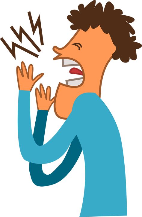 Man Yelling, Drawing Mouth, Mouth Drawing, Free Clipart Images, Clipart Free, Free Clipart, Vector Clipart, Clipart Images, Transparent Png