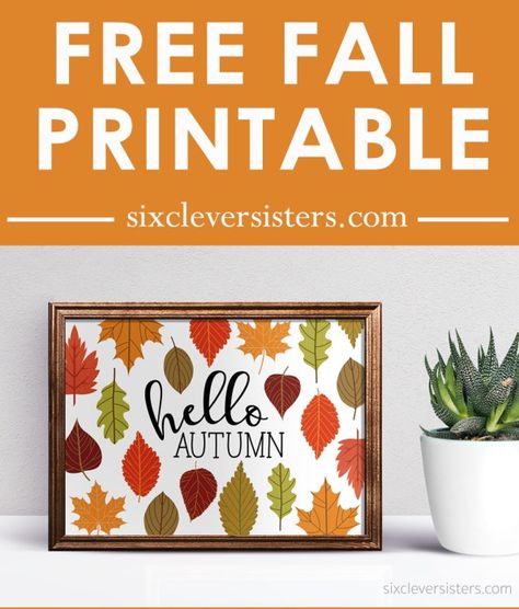 Hello Autumn Free Printable | Hello Autumn Free Printables | Printable Fall Signs | Free Printable Fall Signs | Happy Fall Printable Signs Thankful Printable, Hello Fall Sign, Free Fall Printables, Fall Coloring Pages, Burlap Banner, Fall Printables, Autumn Crafts, Fall Signs, Fall Pictures