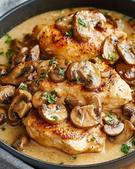 Advertisement Slow Cooker Chicken Marsala is a fantastic take on the Italian-American classic, with juicy chicken breasts gently cooked in a creamy, mushroom-infused Marsala wine sauce. The long, slow-cooking method ... Read more Slow Cooker Chicken Marsala Crockpot, What To Serve With Chicken Marsala, Make Ahead Chicken Marsala, Mushroom Slow Cooker Recipes, Chicken Marcella, Chicken Marsala Crockpot, Mushroom Slow Cooker, Slow Cooker Chicken Marsala, Crockpot Chicken Breast