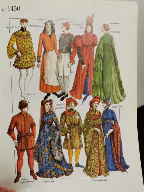 Italian Medieval Dress, Italian Rennaisance Clothing, Medieval Italian Clothing, Dark Ages Clothing, Medieval Clothing Women, 13th Century Clothing, 14th Century Fashion, 15th Century Fashion, Middle Ages Clothing