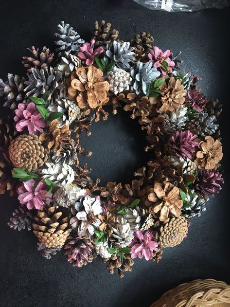 Pine cone christmas decorations