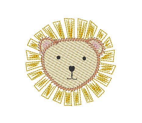 Lion Embroidery Design, Embroidery Design Sketch, Embroidery For Baby, Lion Embroidery, Lion Sketch, Sketch Embroidery, Beginner Sewing Patterns, Easter Embroidery, Products To Sell