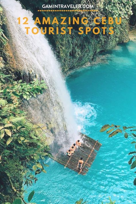 12 Awesome Cebu Tourist Spots in the Philippines. Full travel guide to Cebu with best Cebu Tourist spots beaches and what to eat in Cebu #cebu #philippines #itsmorefuninthephilippines #travelph #southeastasia #choosephilippines Cebu Itinerary, Cebu Phillipines, Philippines Christmas, Moalboal Cebu, Philippines Trip, Philippine Travel, Philippines Vacation, Kawasan Falls, Asia Trip