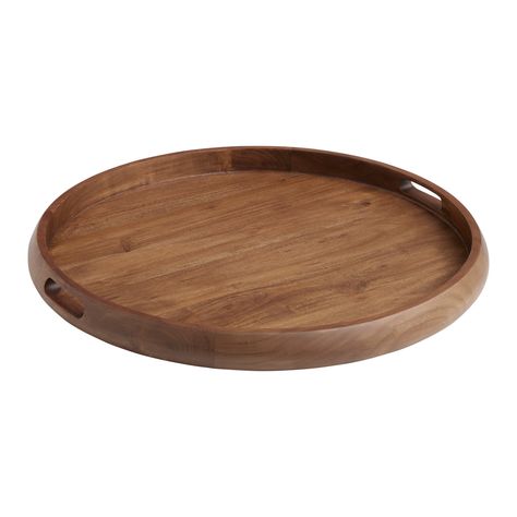 You'll love the Colette Round Warm Chestnut Ottoman Tray at World Market. Browse our entire collection of Decorative Accents, available online or at one of our 270+ stores. Round Ottoman Tray, Wood Ottoman Tray, Large Round Ottoman, Circle Bed, Round Wooden Tray, Round Wood Tray, Wood Ottoman, Large Serving Trays, Bed Tray